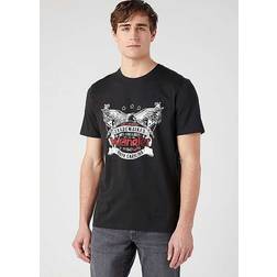 Wrangler Americana Tee Faded Black