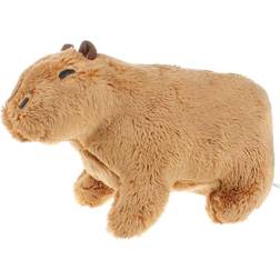 Molutian 7.08inÂ SimulationÂ CapybaraÂ PlushÂ ToyÂ FluffyÂ CapybaraÂ DollÂ SoftÂ StuffedÂ AnimalÂ KidsÂ BirthdayÂ Gift