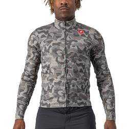 Castelli Unlimited Thermal Langarmtrikot - Bordeaux/Gelb/Orange