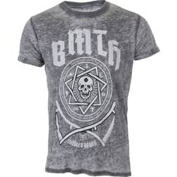 ROCK OFF Grey bring me the horizon crooked young tee t-shirt mens