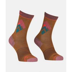 Ortovox Women's Alpine Light Comp Mid Socks Merino socks 39-41, brown