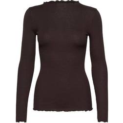 Rosemunde Silk T-shirt - Dark Brown