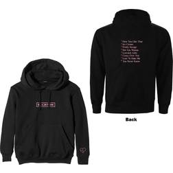 PINK The Album Tracklist Hoodie Black