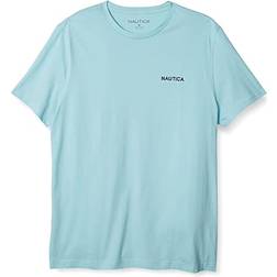 Nautica Men's Short Sleeve Solid Crew Neck T-Shirt - Harbor Mist