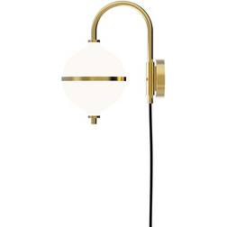 Rebello Decor Eternal Moonlight Small Coated Brass/Opal/Black Wall light ∅ 15cm