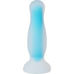 Baseks Glow In The Dark Stor Analdildo Blå Blå