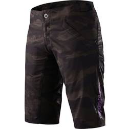 Troy Lee Designs Mischief Shell Brushed Camo Fahrrad Shorts - Grün/Mehrfarbig