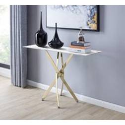 Furniturebox Leonardo Effect Top Console Table