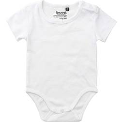 Neutral Baby Wickelbody Strampler Kurzarm Weiß