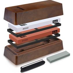 SHAN ZU Sharpening Stone with Storage Box 2 Pieces