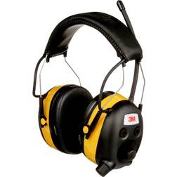 3M Peltor Worktunes AM/FM Radio Headband Headset Zwart/Geel