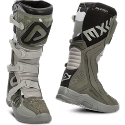 Acerbis X-Team MX Boots - Brown/Grey/Black/White
