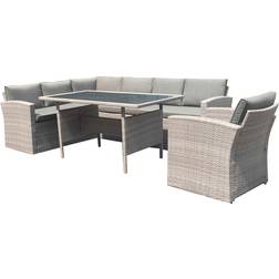 Garden Seating Group Lounge-Set, 1 Tisch einschl. 1 Stühle