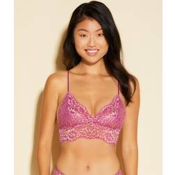 Cosabella Women's Preta Lace Longline Bralette Cape Fuchsia