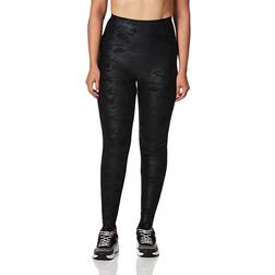 Hue Women's Sleek Effect High Waist Leggings, Black-Camo