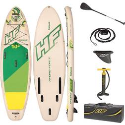 Bestway Hydro Force Kahawai Inflatable 10' Stand Up Paddle Board Water Sport Set 32.5 White