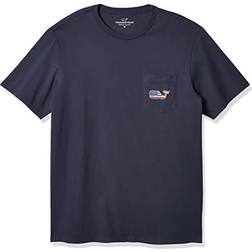 Vineyard Vines Herren Kurzärmeliges Tasche Americana T-Shirt, Blauer Blazer