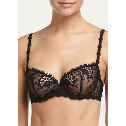 Simone Pérèle Womens Black Wish Stretch-tulle and Lace Underwired Half-cup bra