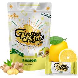 Ginger Chews Lemon Candy 5oz 1