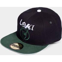 Marvel COMICS Loki Logo Snapback Black