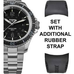 Traser Analog Quarz mit Edelstahl Armband 109376