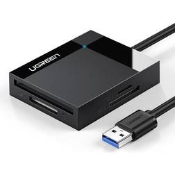 Ugreen 30333 card reader USB Black, Speicherkartenlesegerät, Schwarz