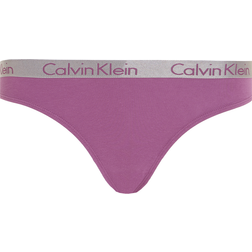 Calvin Klein Radiant Cotton Amethyst Bikini Brief Purple Cotton Blend Stretch Lingerie Pants Knickers Underwear XS, AMETHYST