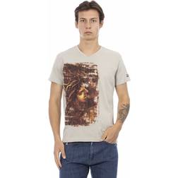 Trussardi Trussardi Action Beige Cotton T-Shirt