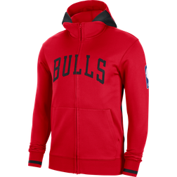 Nike Chicago Bulls Showtime Men's Dri-FIT NBA Full-Zip Hoodie Red