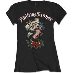 Women's The Rolling Stones Miss You T-Shirt: Black