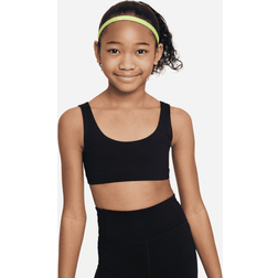 Nike Dri-FIT Alate All U Sport-BH für ältere Kinder Mädchen Schwarz