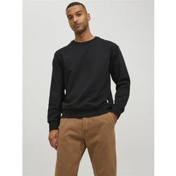 Jack & Jones Rdd Ensfarvet Sweatshirt Med Rundhals