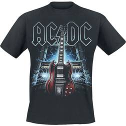 AC/DC T-shirt - High Voltage Guitar - Sort