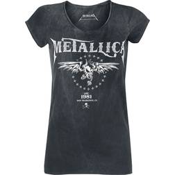 Metallica T-shirt Biker för Dam svart/grå