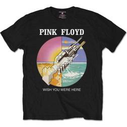 Pink Floyd Black Men's Wywh Circle Icons T-shirt