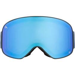 Alpina Slope Q-Lite Ski Goggle Black Blue Matt/Mirror Blue Ski Goggles