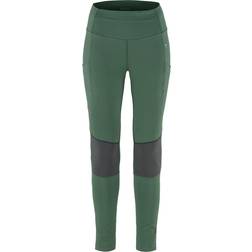 Fjällräven Womens Abisko Värm Trekking Tights Grön DEEP PATINA-IRON GREY/679-048 XX-large