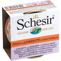 Schesir In Salsa Naturale 24 x 70 g Alimento Umido Per Gatti