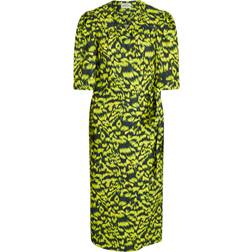 Mads Nørgaard Copenhagen Light Jacquard Hesse Dress Dam Midiklänningar