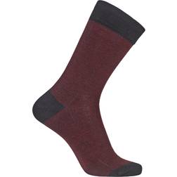 Egtved Sokken Twin Wool Cotton Socks - Rood