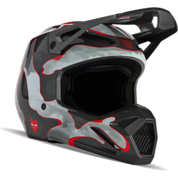 Fox V1 Atlas Casque de cross rouge
