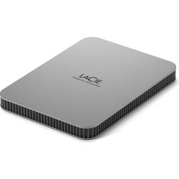 LaCie Mobile Drive V2 Portable Hard Drive 2 TB, Silver, Silver/Grey