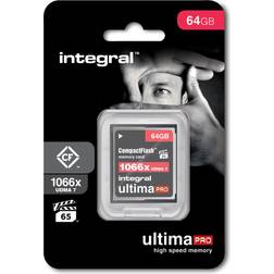 Integral CF-Card 64GB UDMA-7 1066X VPG-65 Neuheit CF, 64 GB Speicherkarte, Schwarz