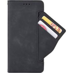 MAULUND Doogee X95 Blødt Læder Cover m. Pung Sort