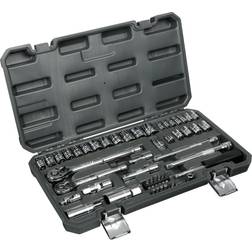 Halfords 50 1/4 Inch & 3/8 Inch Drive Metric Socket Bit