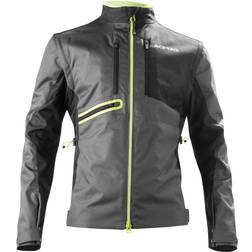 Acerbis Enduro-One, Textiljacke Schwarz/Neon-Gelb