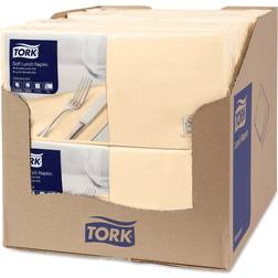 Tork Servietten, Serviet 33x33 3-lag Sand,10