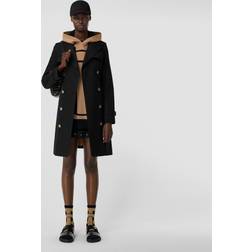 Burberry Womens Black Islington Cotton-twill Trench Coat