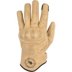 Helstons Motorradhandschuhe Sommer Leder sun air Beige