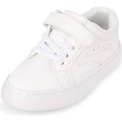 The Children's Place The Children's Place Toddler Boys Uniform Low Top Sneakers 5T White Cotton White 5T